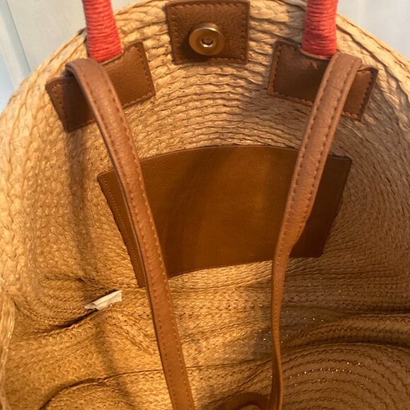 Summer / Beach Wicker Bag -EUC - Picture 6 of 6